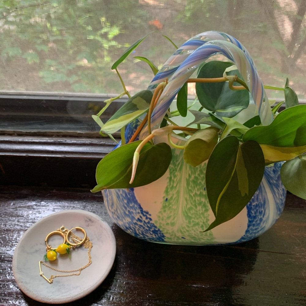 Retro glass vase